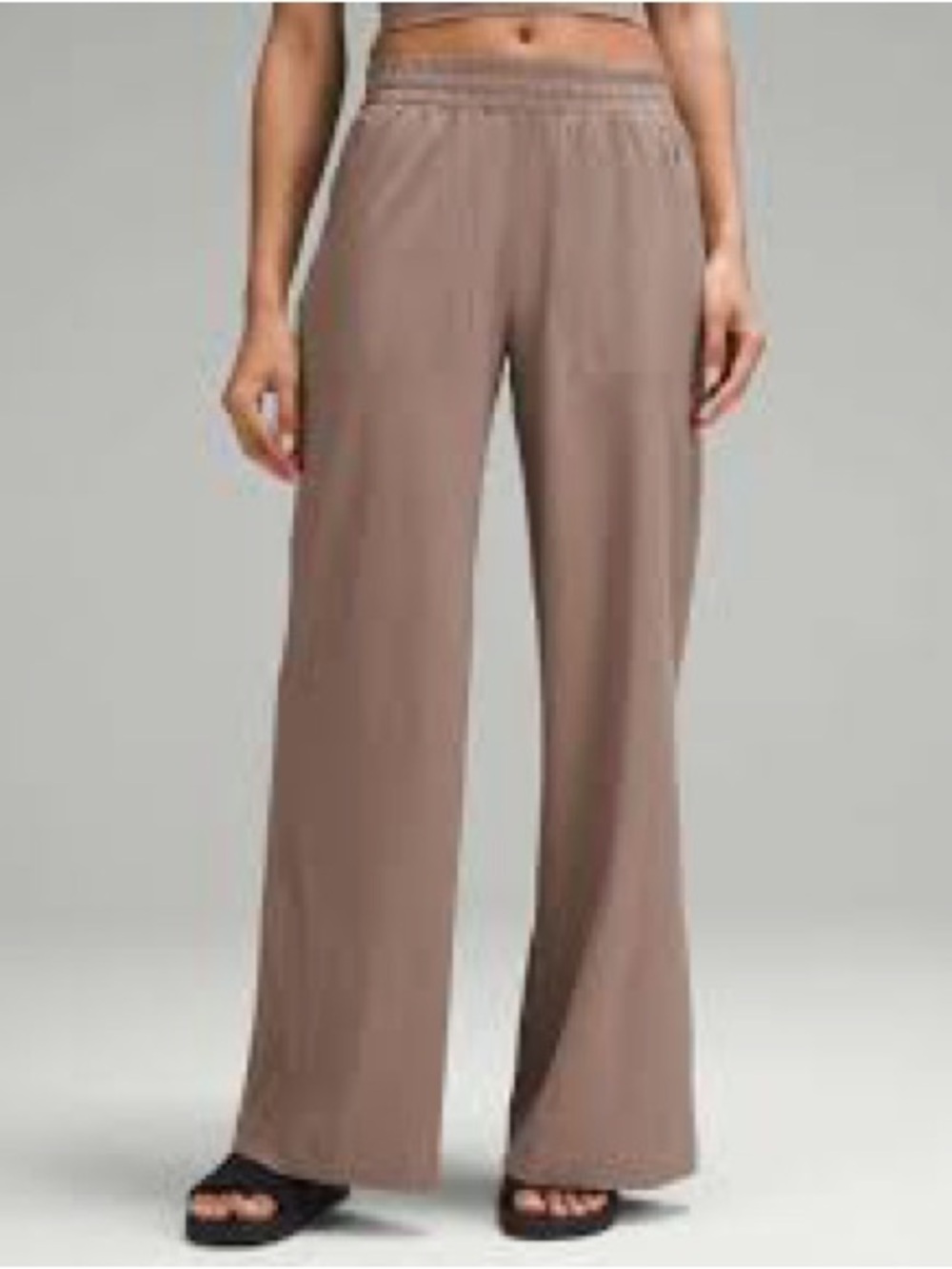 Women’s lululemon athletica Wide-Leg Drawstring Pants — Mauve Taupe